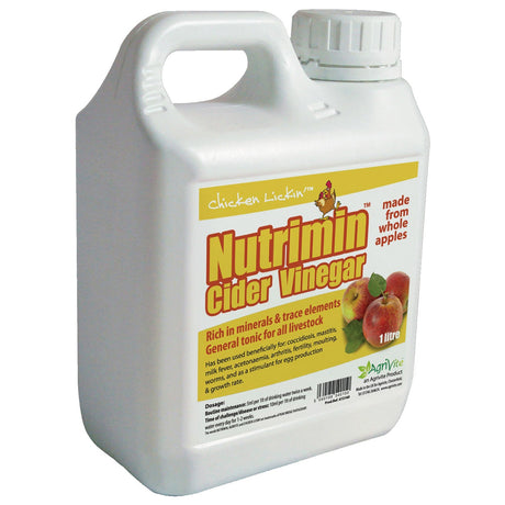 Agrivite Chicken Lickin Nutrimin Cider Vinegar Poultry Supplements Barnstaple Equestrian Supplies