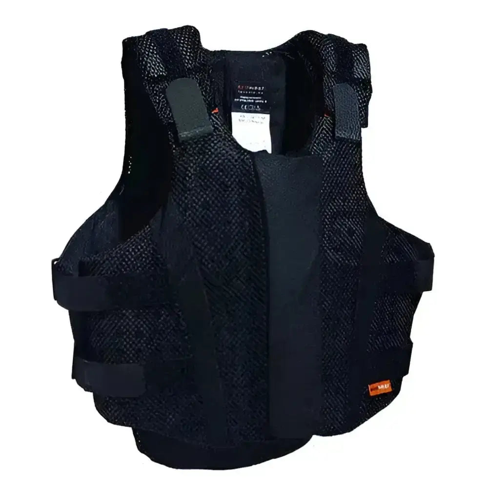 Black mesh airowear body protectors teen airmesh vest with adjustable straps for horse riding body protectors