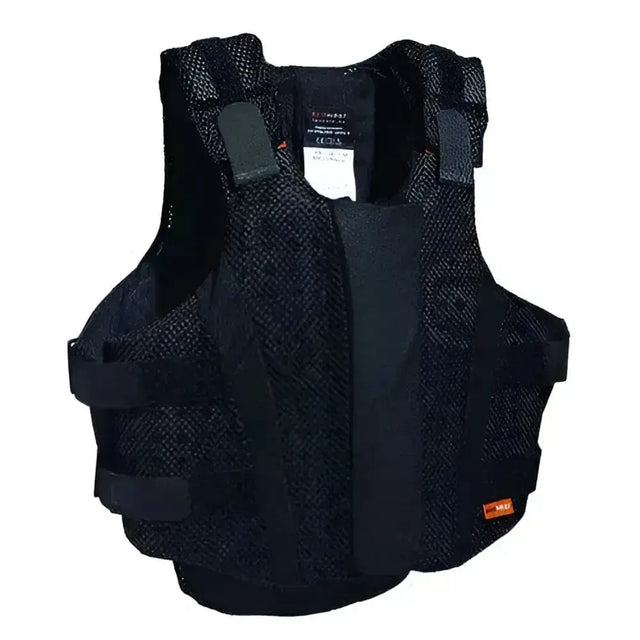 Black mesh airowear body protectors teen airmesh vest with adjustable straps for horse riding body protectors