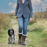 Bareback Footwear Alaska Storm Waterproof Boots - Brown EU 36 - UK 3 MID CALF