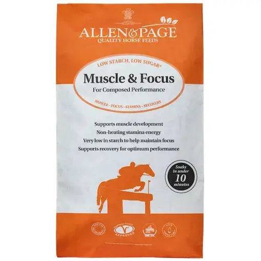 Allen & Page Muscle & Focus Allen & Page Horse Feeds Barnstaple Equestrian Supplies
