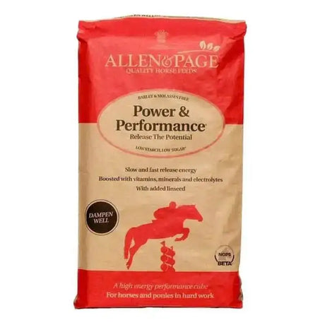 Allen & Page Power & Performance Horse Feeds Barnstaple Equestrian Supplies