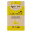 Yellow and beige allen & page quiet mix horse feed bag for calm digestion and balanced nutrition