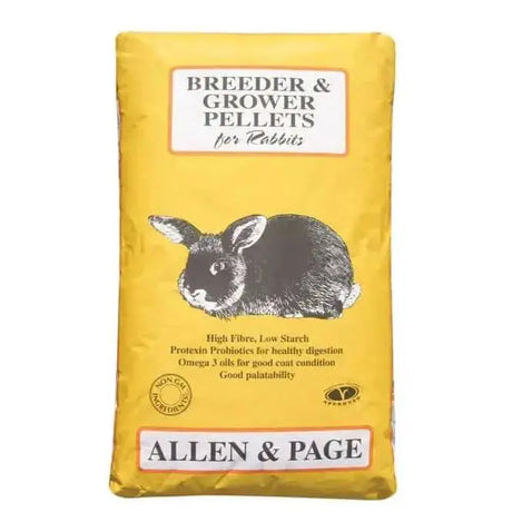 Allen & Page Rabbit Feed Breeder and Growers Pellets Animal Feed Barnstaple Equestrian Supplies