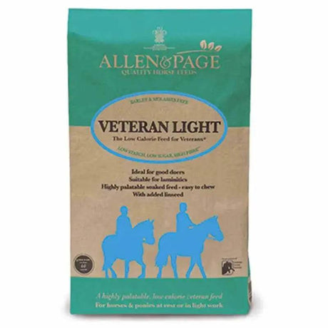 Allen & Page Veteran Lite Horse Feed Allen & Page Horse Feeds Barnstaple Equestrian Supplies