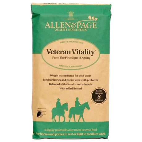 Allen & Page Veteran Vitality Allen & Page Horse Feeds Barnstaple Equestrian Supplies