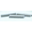 Silver harlequin small metal mane comb with evenly spaced teeth and smooth curved handle metal mane combs deal