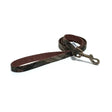 Brown camouflage ancol heritage collection lead with sturdy metal clasp featuring country inspired fabrics design