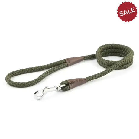 Ancol Heritage Collection Rope Lead 107 cm X 1 cm Green Dog Lead