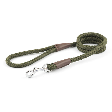 Ancol Heritage Collection Rope Lead 107-CM-X-1.2-CM-GREEN 