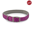 Ancol Padded Viva Collar Purple 39-48cm-size-5 Dog Collars