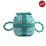 Ancol Pawty Time Birthday Present Blue Dog Toy 45 cm Blue Dog Toys