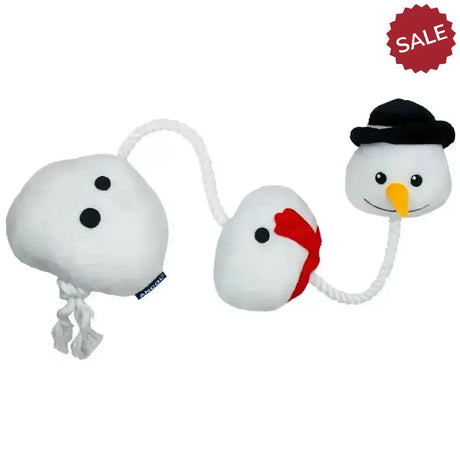 Ancol Seb The Ropey Snowman Dog Toys