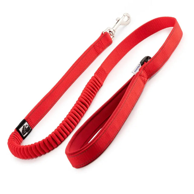 Ancol Shock Absorbing Lead Red 120 Cm Red Dog Lead