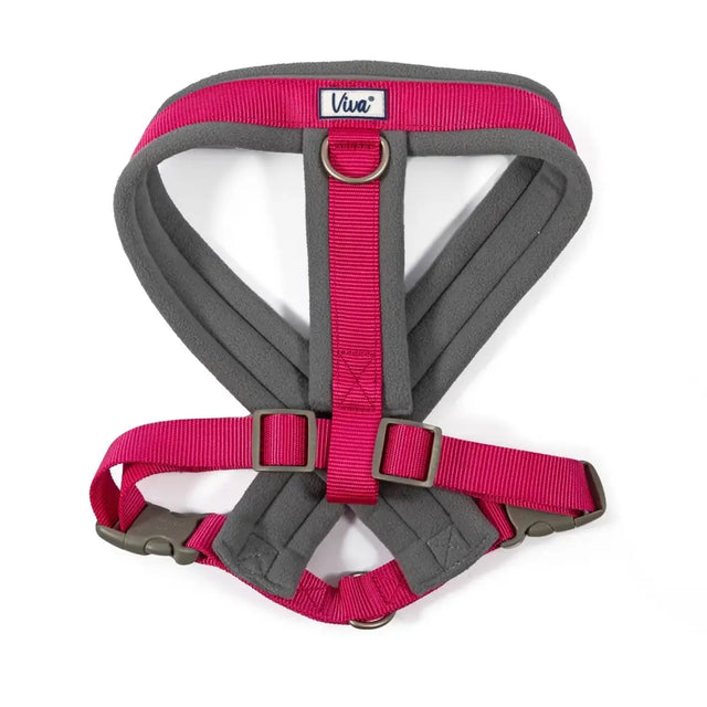 Ancol Viva Padded Harness Pink Large (52-71Cm) Pink Dog Harness Barnstaple Equestrian Supplies