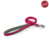 Ancol Viva Padded Snap Lead Black 1m x 1.2 cm Pink Dog Lead
