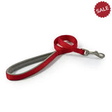 Ancol Viva Padded Snap Lead Black 1m x 1.2 cm Red Dog Lead