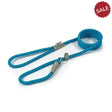 Ancol Viva Rope Slip Lead Blue 150 cm X 0.8 cm Blue Dog Lead