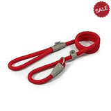 Ancol Viva Rope Slip Lead Red 150 cm X 1.2 cm Red Dog Lead