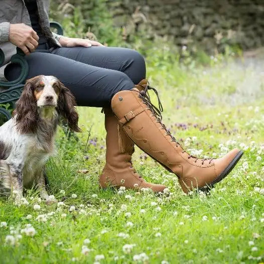Bareback Footwear Andalucia Boots - Desert EU 36 - UK 3 Desert Long Boots
