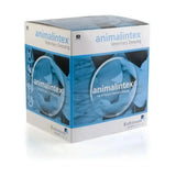 Blue and white box of animalintex poultice dressing veterinary medicinal product with pre-cut hoof poultice