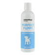 White bottle of Animology Essentials Perfect Puppy Shampoo with a blue and white label