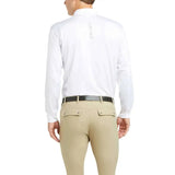 Ariat Gents Tek Long Sleeve Mens Show Shirts White X Small Show Shirts Barnstaple Equestrian Supplies