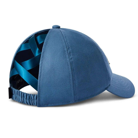Ariat Hoyden Baseball Cap For Pony Tails Blue Opal Ariat Headwear Barnstaple Equestrian Supplies