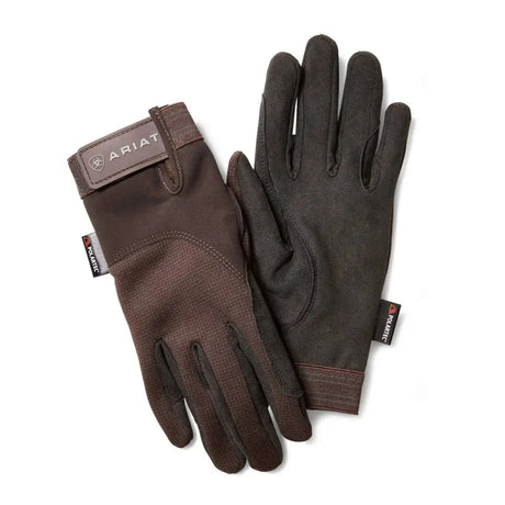 Ariat Insulated Tek Grip Winter Riding Gloves 6 Bark Riding Gloves Barnstaple Equestrian Supplies