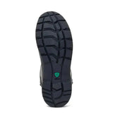 Black ariat kelmarsh rubber sole with deep tread and green logo on the back perfect for kelmarsh rubber wellingtons
