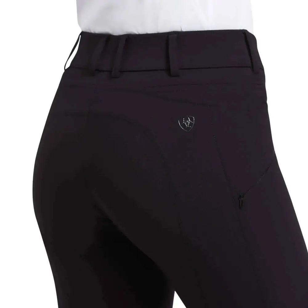 Ariat Knee Patch Prelude Riding Breeches Black 22L Riding Breeches Barnstaple Equestrian Supplies