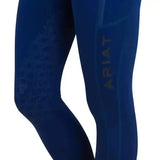 Ariat Ladies Riding Tights Venture Thermal Half Grip Black Small Riding Tights
