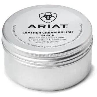 Ariat Leather Cream Polish Black Ariat Tack Care Barnstaple Equestrian Supplies