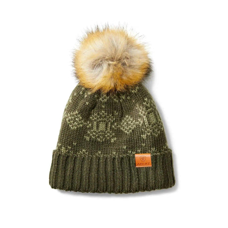 Ariat Patrona Beanie Winter Hat Forest Mist / Four Leaf Ariat Headwear & Neckwear Barnstaple Equestrian Supplies