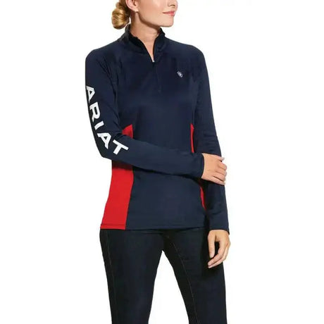 Ariat Sunstoppers Team 2.0 Womens Base Layer X Small Base Layers Barnstaple Equestrian Supplies