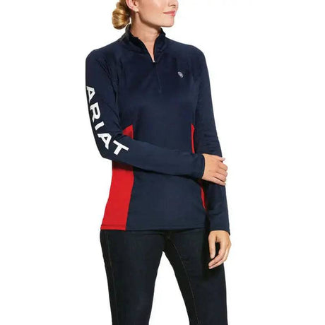 Ariat Sunstoppers Team 2.0 Womens Base Layer X Small Ariat Baselayers Barnstaple Equestrian Supplies