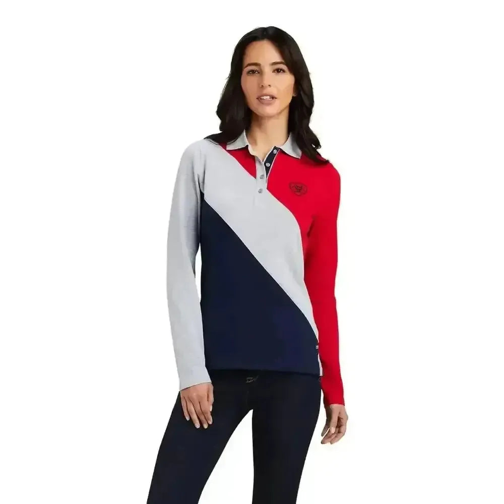 Ariat Taryn Long Sleeved Polo Shirts Small Polo Shirts & T Shirts