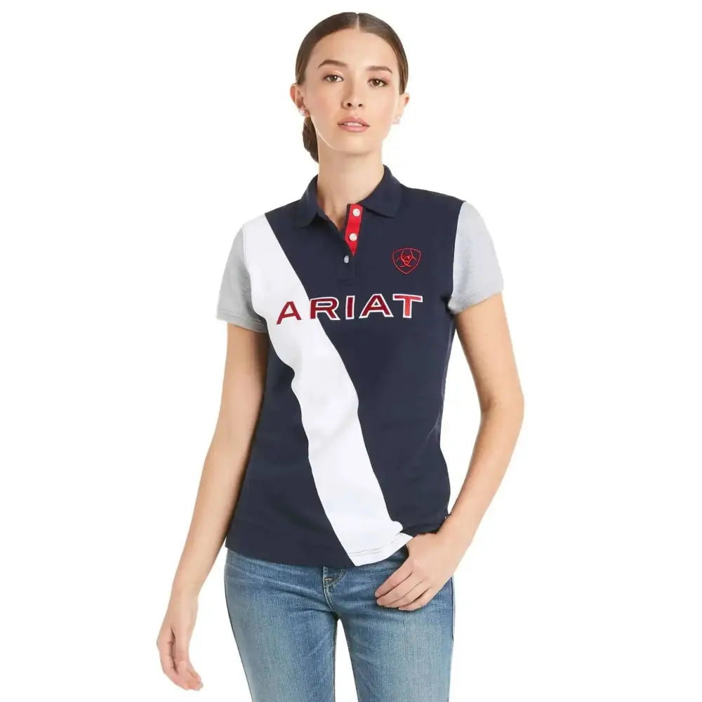 Ariat Taryn Polo Shirts Team X Small Polo Shirts & T Shirts Barnstaple Equestrian Supplies