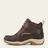 Ariat telluride ii h20 laced hiking boot with full-grain leather upper dark brown and contrasting gray toe cap