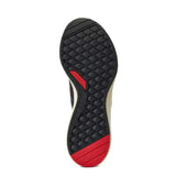 Black and red rubber sole with diamond tread on ariat womans ignite eco trainers for durable grip and comfort