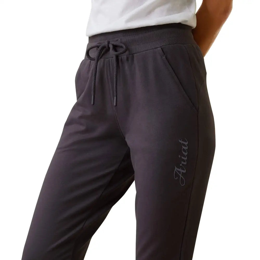 Ariat Womans Memento Jogger Sweat Pants Periscope X Small Legwear Barnstaple Equestrian Supplies