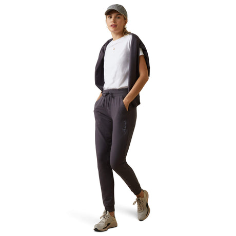Ariat Womans Momento Jogger Sweat Pants Periscope Large Ariat Legwear Barnstaple Equestrian Supplies