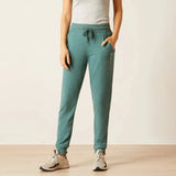 Ariat Womans Memento Jogger Sweat Pants Silver Pine Heather X Small Legwear Barnstaple Equestrian Supplies