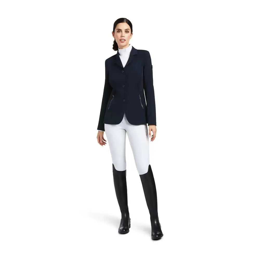 Ariat Womens Galatea Bellatrix Ariat Show Jacket Navy 6R Show Jackets Barnstaple Equestrian Supplies