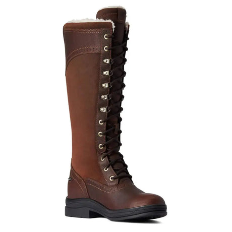 Ariat Wythburn Tall Waterproof Boot 36 EU / 3 DARK BROWN Country Boots Barnstaple Equestrian Supplies