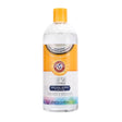 Clear plastic bottle with yellow cap and arm & hammer fresh coconut water additive for dogs with coconut oil formula