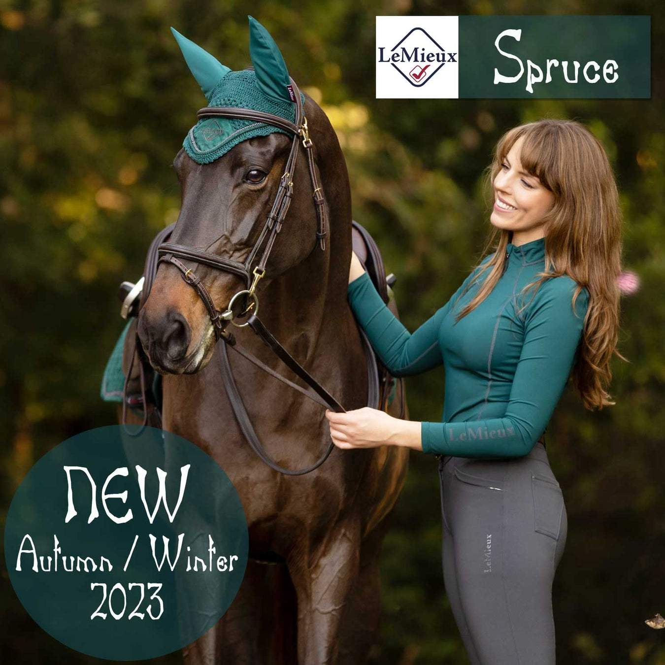 LeMieux Spruce Colour Collection Autumn Winter 2023 Barnstaple Equestrian Supplies