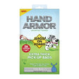 Hand armour 2x extra thick pick-up bags with cartoon dalmatian for dog poop cleanup to reduce mess and waste