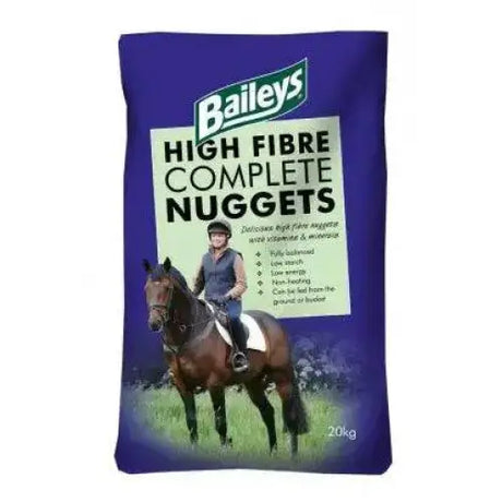 Baileys High Fibre Complete Nuggets Horse Feed Horse Feeds Barnstaple Equestrian Supplies