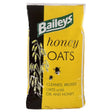 Baileys honeyed oats 20 kg in bright yellow and black bag with oat plants and bees illustration on the front